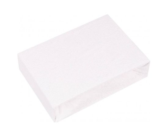 Palags frotē ar gumiju 120x60 cm WHITE (610)