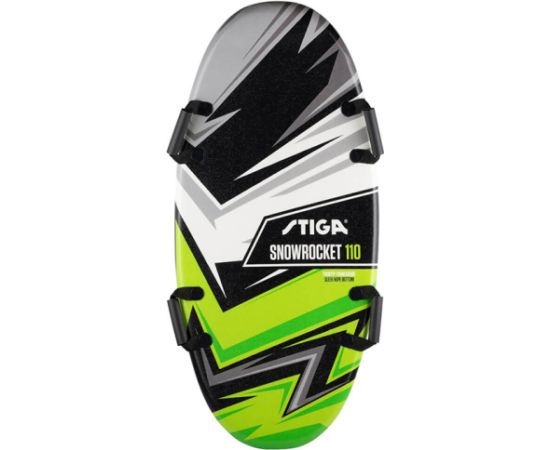 Slidināšanās paliktnis Stiga Snowrocker Speed 110 melns/zaļš Ragavas 
