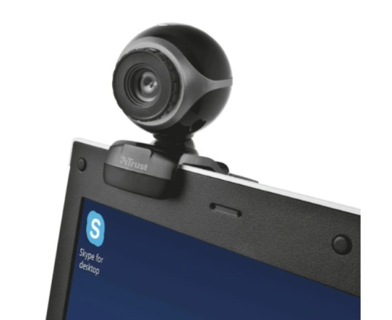 (Ir veikalā) Trust 17003 Exis webcam 0.3 MP 640 x 480 pixels USB 2.0 Black