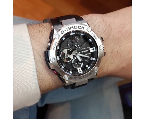 Casio G-SHOCK G-STEEL Blueetooth Solar GST-B100-1AER Наручные часы