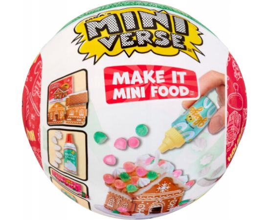 MGA&#039;S MINIVERSE Make It Mini Diner Holiday Food Рождественский шар разные 593782