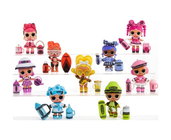 L.O.L. Lelle Crayola 10 cm dažādas (bumbā) 505259