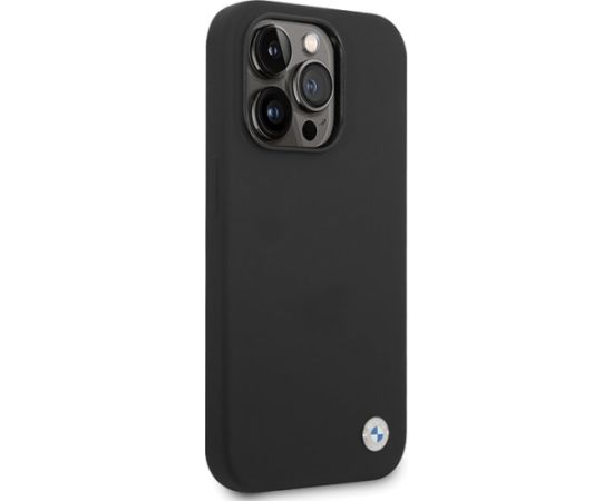 BMW BMHCP15LSILBK Aizmugurējais Apvalks Priekš Apple iPhone 15 Pro