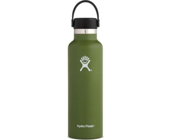 Hydro Flask 21oz Standard Mouth Flex Cap (621ml) / Tumši zaļa / 621 ml Термосы