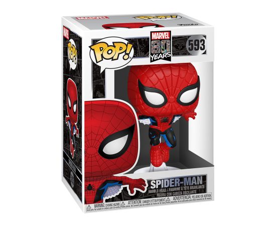 FUNKO POP! Vinyl: Фигурка Marvel 80th - First Appearance Spider-Man, 9,5 см