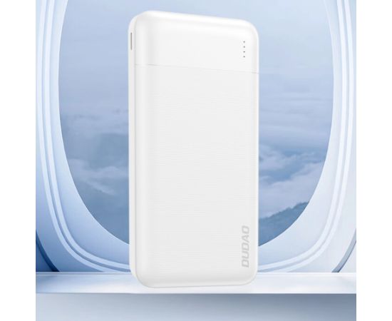 Dudao K18Pro 20000mAh Power Bank akumulātors USB-A / USB-C / Micro USB Balta
