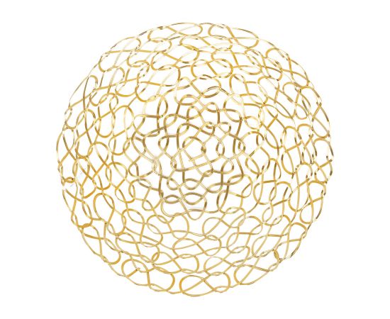 Candleholder NISSA D27xH13cm, golden
