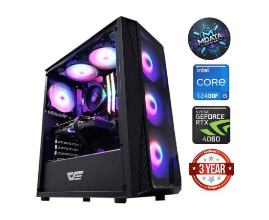 MDD Core i5-12400F 32GB 1TB SSD RTX 4060 NoOS