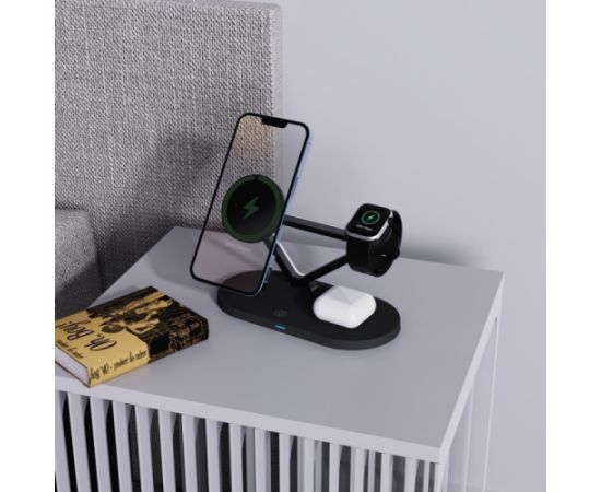 Tech-Protect wireless charger A41 3in1 QI15W, black
