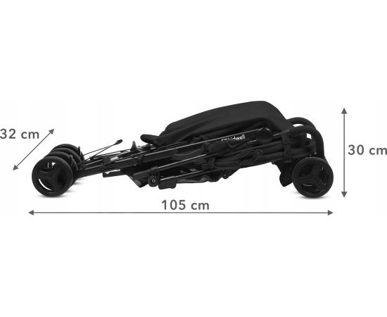 Bērnu rati Kidwell QUGAR BLACK 5901130105212