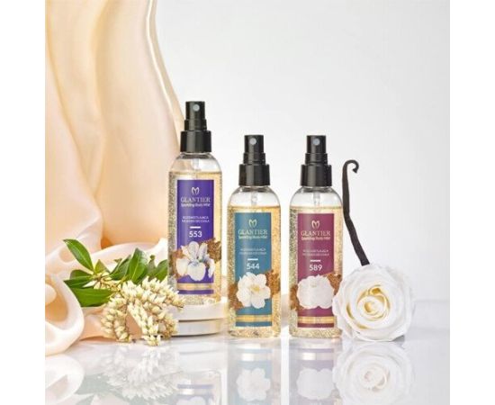 GLANTIER 589 PERFUME HIGHLIGHTER BODY MIST 100 ML - Спрей для придания блеска телу для женщин
