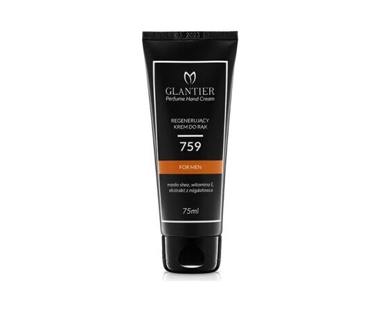 GLANTIER 759 PERFUME HAND CREAM FOR MEN 75 ML - Крем для рук для мужчин