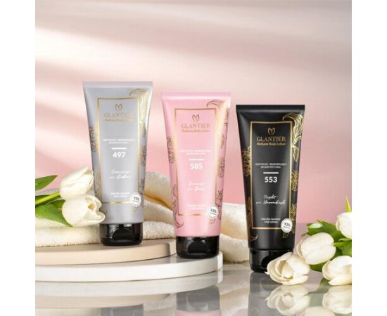 GLANTIER 497 PERFUME BODY LOTION 200 ML - Питательный и восстанавливающий лосьон для тела для женщин