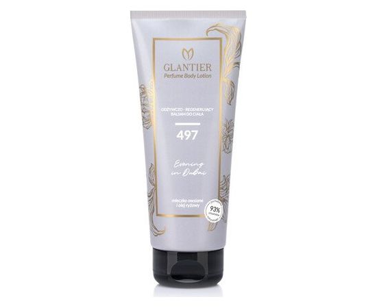 GLANTIER 497 PERFUME BODY LOTION 200 ML - Питательный и восстанавливающий лосьон для тела для женщин