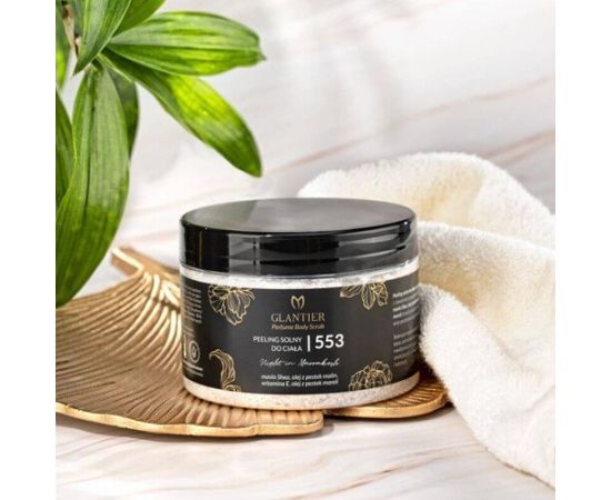 GLANTIER 553 PERFUME BODY SCRUB 300 gr - Солевой скраб для тела для женщин