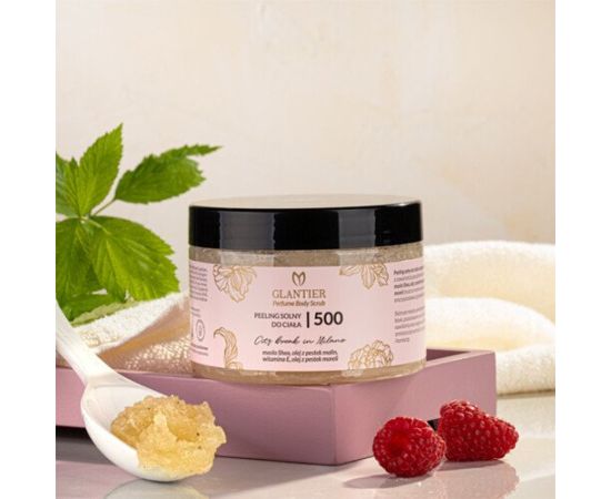 GLANTIER 500 PERFUME BODY SCRUB 300 gr - Солевой скраб для тела для женщин