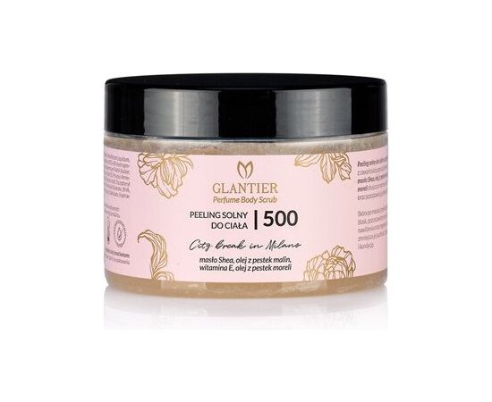 GLANTIER 500 PERFUME BODY SCRUB 300 gr - Солевой скраб для тела для женщин