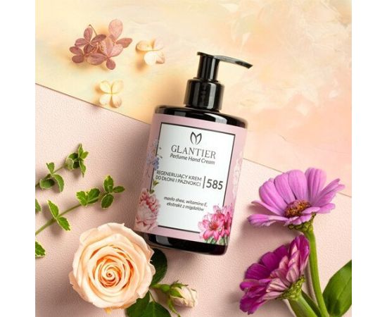 GLANTIER 585 PERFUME HAND CREAM 300 ML - Восстанавливающий крем для рук для женщин
