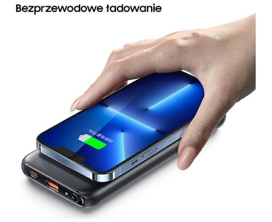 USAMS Powerbank PB62 10000mAh 20W QC3.0+PD Magnetic Wireless Fast Charge nebieski|blue 10KCD17104 (US-CD171)