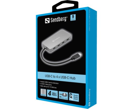 Sandberg 136-41 USB-C to 4 x USB-C Hub