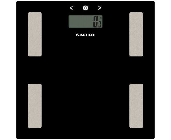 Salter 9150 BK3R Black Glass Analyser Bathroom Scales Ķermeņa svari