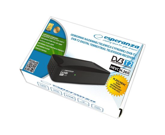 Esperanza EV108R TV set-top box Cable Black