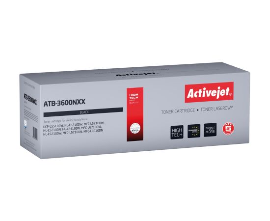 Activejet ATB-3600NXX Toner for Brother printers; ReplacementBrother TN3600XXL; Supreme; 11000 pages; black)