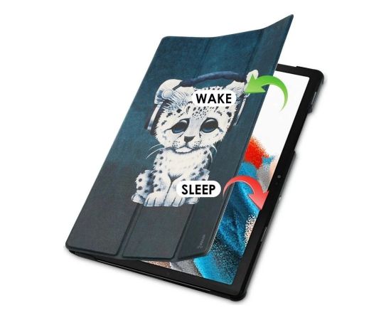 Чехол Reach Smart Leather Samsung X210/X215/X216 Tab A9 Plus 11.0 sad cat
