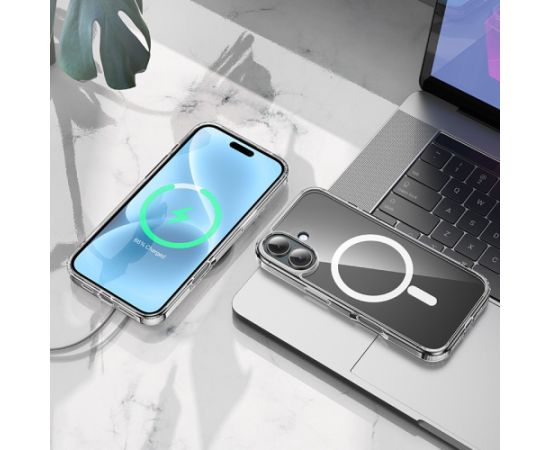 Case Hoco Magnetic Airbag Anti-Fall Protective Shell Apple iPhone 16 transparent