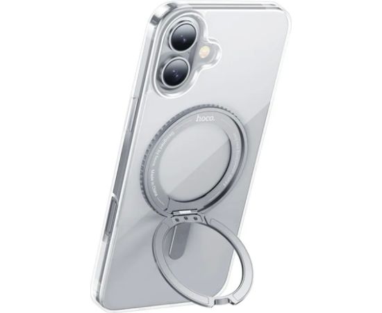Case Hoco Magnetic Stand 2in1 Apple iPhone 16 transparent