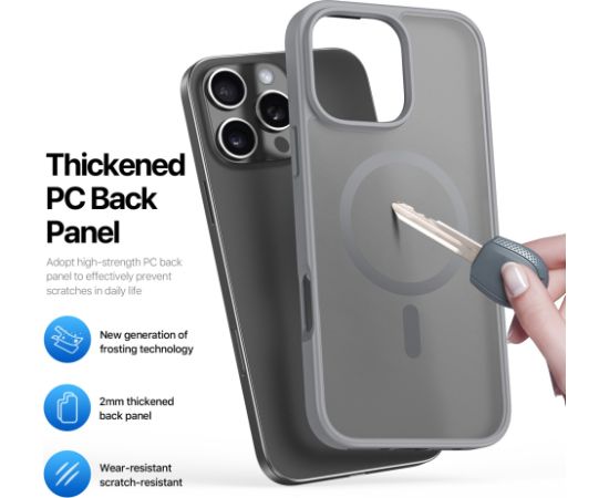 Чехол Dux Ducis Yind Apple iPhone 16 Pro серый
