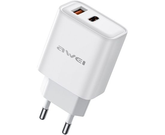 Charger Awei PD81-EU USB-A/USB-C white