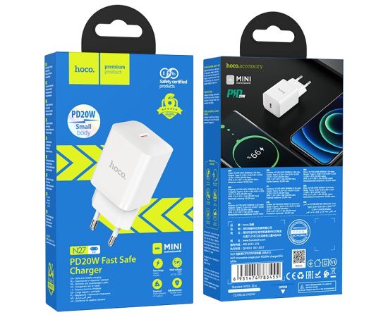 Charger Hoco N27 PD20W white