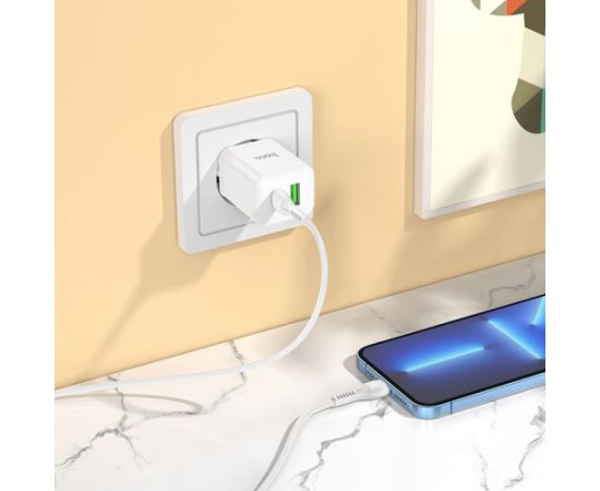Charger Hoco N28 PD20W+QC3.0 white