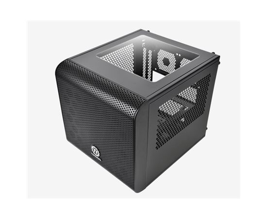 Thermaltake  mini-ITX case Core V1  USB 3.0 x 2, Mic x1, Spk x1, Black, Mini-Tower, Power supply included No Thermaltake Core V1 Side window, USB 3.0 x 2, Mic x1, Spk x1, Black, Mini-ITX