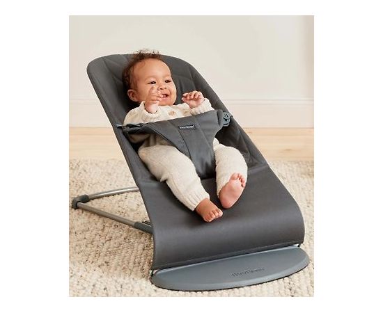 Šūpuļkrēsls BabyBjörn Bliss Woven Bundle, Anthracite/Googly Eyes