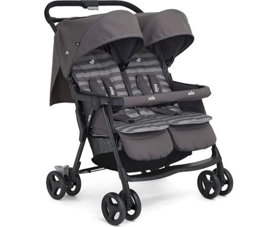 Коляска Joie Aire Twin для двойни, темно-оловянный цвет Коляски