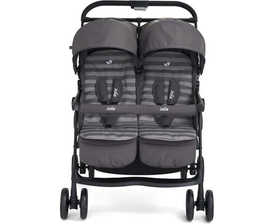 Коляска Joie Aire Twin для двойни, темно-оловянный цвет Коляски
