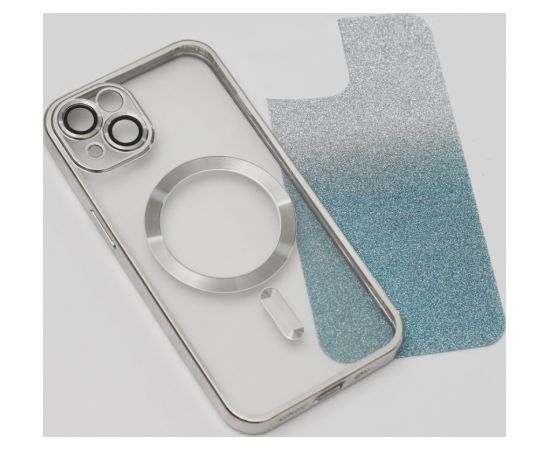 Mocco Glitter Chrome MagSafe Case Силиконовый Чехол для Apple iPhone 15 Plus