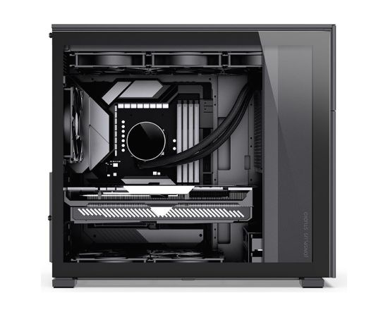 (Ir veikalā) Computer Case JONSBO D41 SCREEN STD Black ATX, DTX, Micro ATX (uATX), Mini ITX