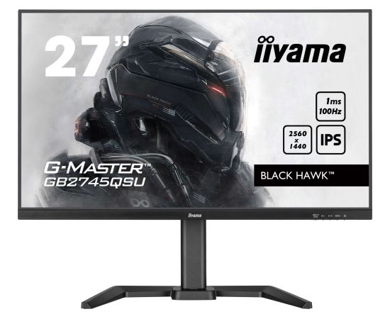iiyama G-MASTER GB2745QSU-B2 monitor komputerowy 68,6 cm (27") 2560 x 1440 px Wide Quad HD LED Czarny