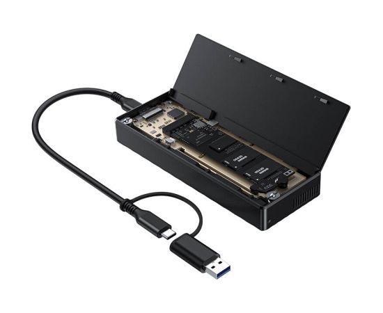 SSD Enclosure MOKiN USB4 40Gbps M.2 NVMe (black) Ārējo HDD, SSD korpui