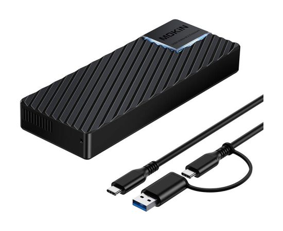 SSD Enclosure MOKiN USB4 40Gbps M.2 NVMe (black) Ārējo HDD, SSD korpui