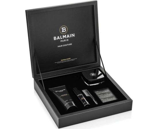 Balmain Set Balmain Professionnel: Men, Beard Oil, Dimethicone, For Definition & Texture, 30 ml + Men, Shower Gel & Shampoo 2-In-1, Glycerin, 200 ml + Men, Scalp Scrub, 100 g For Men Парфюмерные наборы