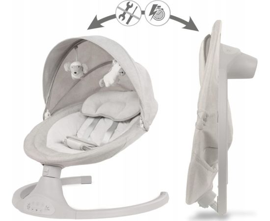 Elektriskais šūpuļkrēsls Kidwell 2in1BEIGE