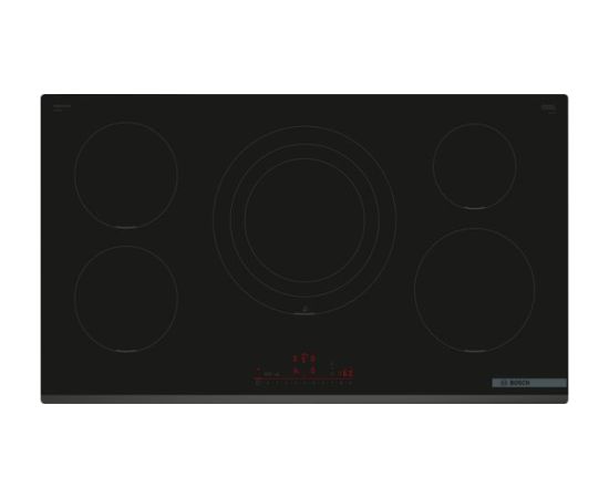 Bosch PIV931HC1E s6 indukcijas virsma 5riņķi 90cm slīpa maliņa, melna