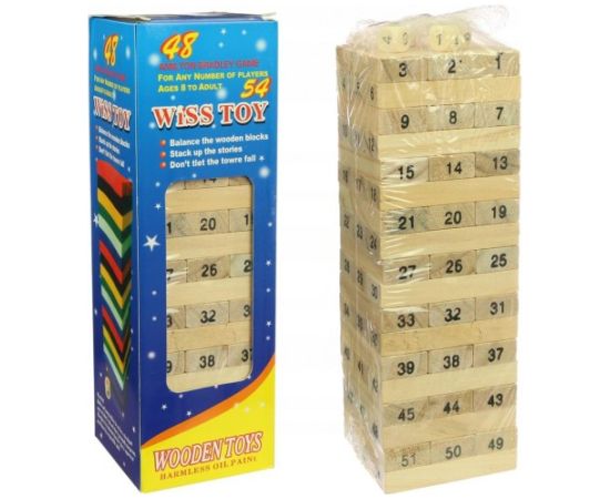 Trifox Игра настольная деревянная Jenga  20x7x7 cm CHT24084B07