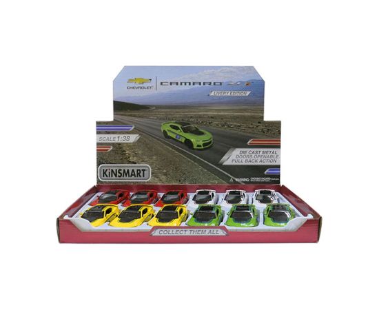 Kinsmart Metāla auto modelis  2017 Camaro ZL1 with printing 1:38 KT5399F