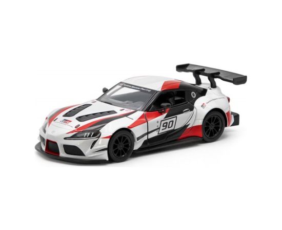 Kinsmart Metāla auto modelis Toyota GR Supra Racing Concept with printing (kastītē )1:36 KT5421WF