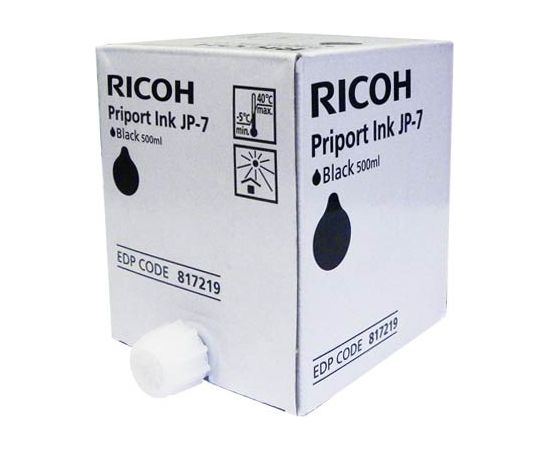 Ricoh JP-7 (817219) Ink Cartridge, Black